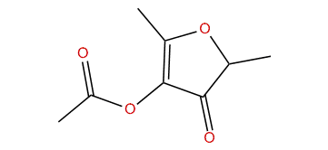 4-Acetoxy-2,5-dimethyl-3(2H)-furanone